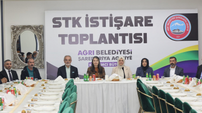 AĞRI BELEDİYESİNDEN SİVİL TOPLUM KURULUŞLARIYLA İSTİŞARE BULUŞMASI