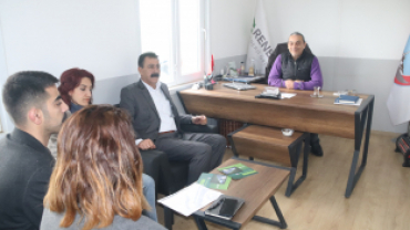 Ağrı Belediyesi Eş Başkanı Memet Akkuş, Katı Atık Depolama Merkezi enerji üretim santralinde incelemelerde bulundu.